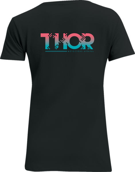 Tricou Dama Thor 8 Bit Black-1