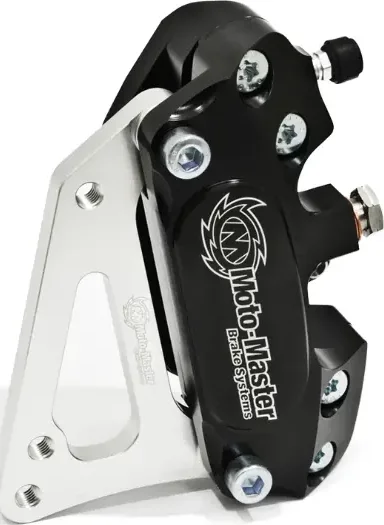 Set de etriere de frână pentru curse Supermoto, negru, argintiu, 1, nordicamoto.ro