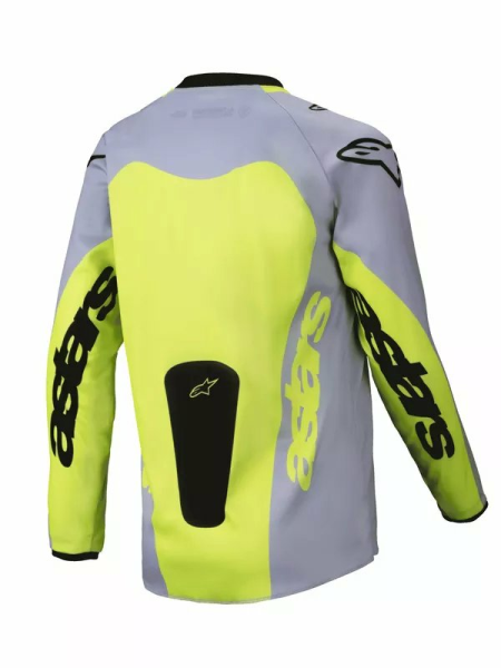 Tricou Copii Alpinestars Racer Veil Gray/Yellow-0