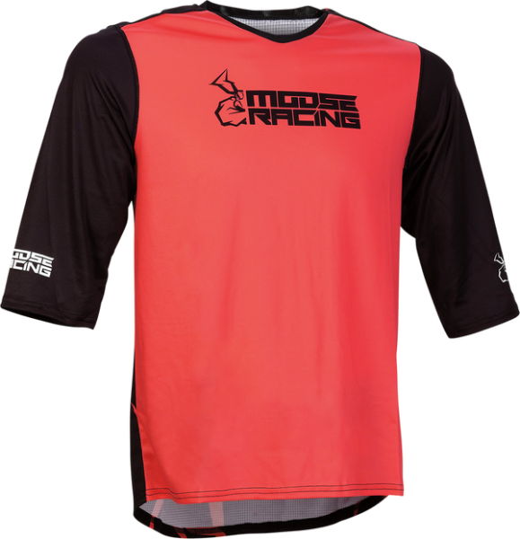 Tricou MTB Moose Racing 3/4 Red-0