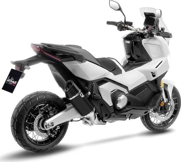 Tobă de eșapament LeoVince LV-14 R Black Edition Slip-On pentru Honda X-ADV 750 / Forza 750, 2, nordicamoto.ro