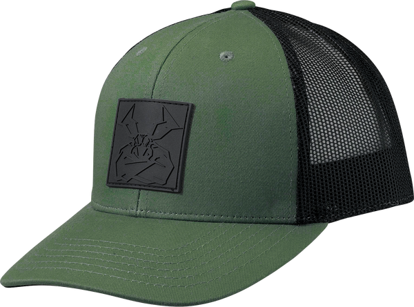 Sapca OOSE RACING Agroid Embossed Green/Black-0