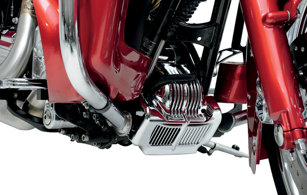 Oil Cooler Cover Chrome, 1, nordicamoto.ro