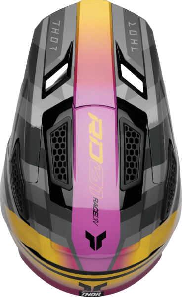 Casca Thor Fleet Camber Negru/Roz/Galben XL-0