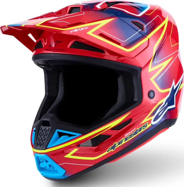 Casca Alpinestars S-M7 Cast Rosu/Galben/Albastru XS, 1, nordicamoto.ro