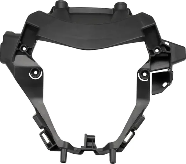 Headlight With Plastic Support Black, 4, nordicamoto.ro