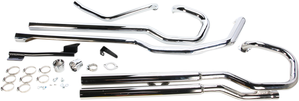 Speedster Long Exhaust System Chrome, 4, nordicamoto.ro