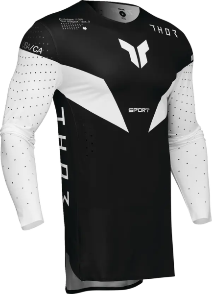Tricou Enduro Thor Sportmode Strike Black-4