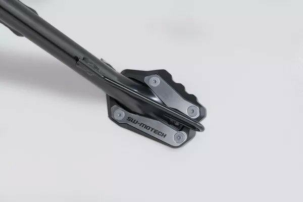 Sidestand Foot Extension Black, Silver -4