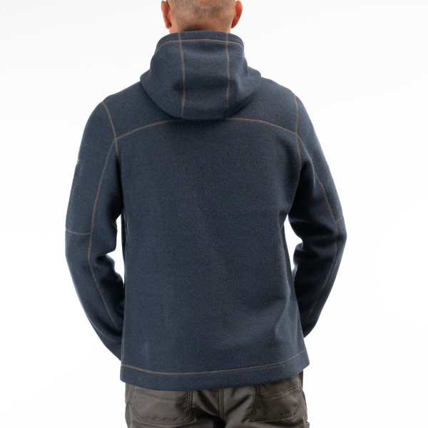 Hanorac Snowmobil Klim Bighorn Canyon Wool Fleece Mid Layer Black Heather-10