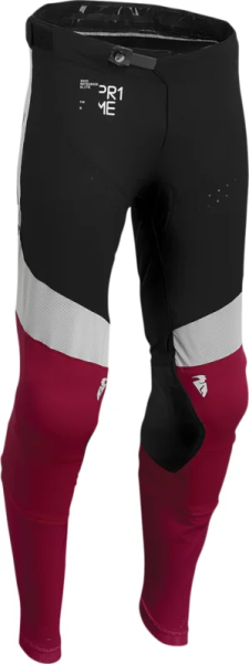 Pantaloni Thor Prime Strike Vintage White/Maroon 36, 1, nordicamoto.ro