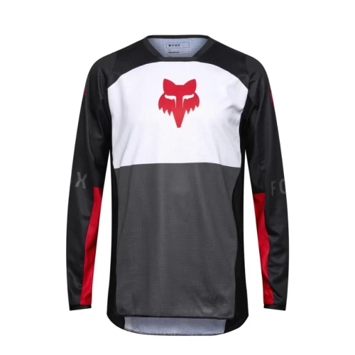 Tricou Fox MX-180 Flow Alb/Rosu XXL, 2, nordicamoto.ro