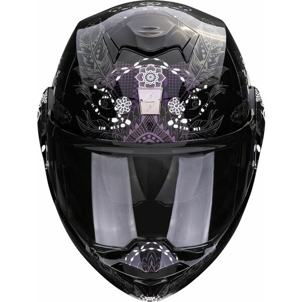 Casca modulara flip-back SCORPION EXO-TECH EVO DREAM XS Negru/Cameleon, 3, nordicamoto.ro