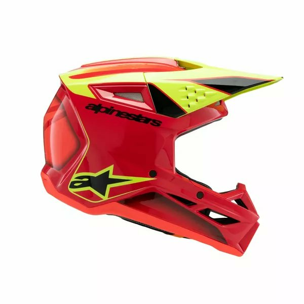 Casca Copii Alpinestars S-M3 Fray Black/Red/Yellow-1