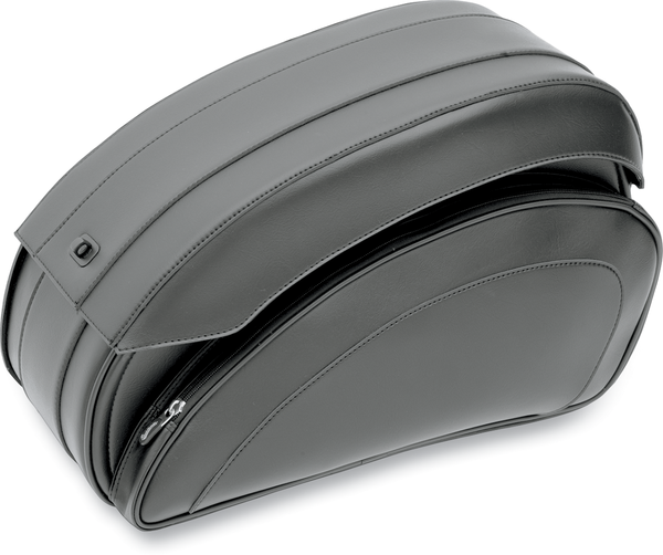 Cruis'n Deluxe Saddlebags With Mounting Hardware Black, 3, nordicamoto.ro