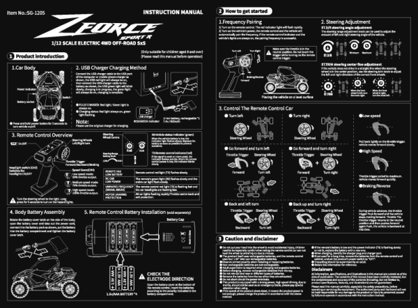 ZFORCE1000 SPORT R – Mașinuță telecomandată, culoare portocaliu lavă, 8, nordicamoto.ro