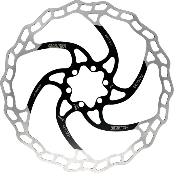 Wave® Fixed Bicycle Brake Rotor Black, Machined, 1, nordicamoto.ro