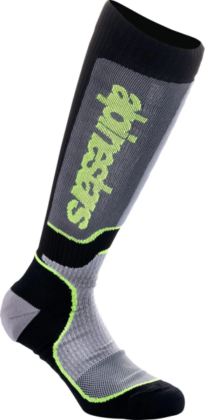 Sosete Copii Alpinestars Mx Plus Socks Black/Gray/Yellow