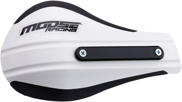 Plastice handguard Moose Racing contour 2 Alb