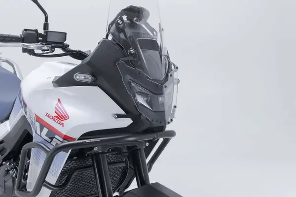 Headlight Guard Black, Powder-coated -1