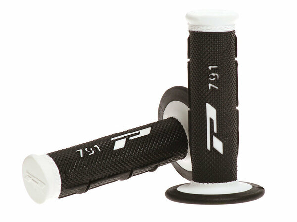 Double Density Grip Black, White, 1, nordicamoto.ro