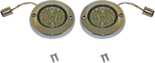 Probeam® Dynamic Ringz® Led Turn Signals Chrome, 2, nordicamoto.ro