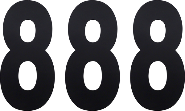Standard Numbers Black, 2, nordicamoto.ro