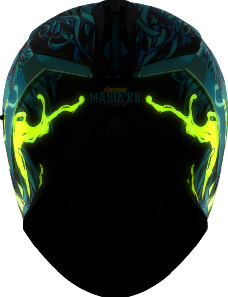 Casca Icon Airform Manik'rr Mips Green/Blue-5