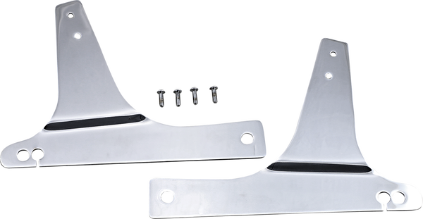 Sissy Bar Side Plates Silver, 2, nordicamoto.ro