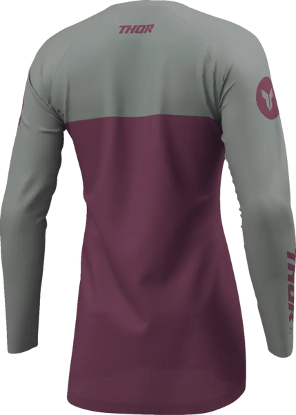 Womens Ridemode Menace Jersey Gray, Purple -1