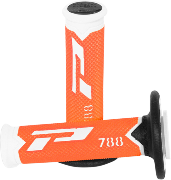 Cross Triple Density 788 Grips Black, Orange, White, 1, nordicamoto.ro