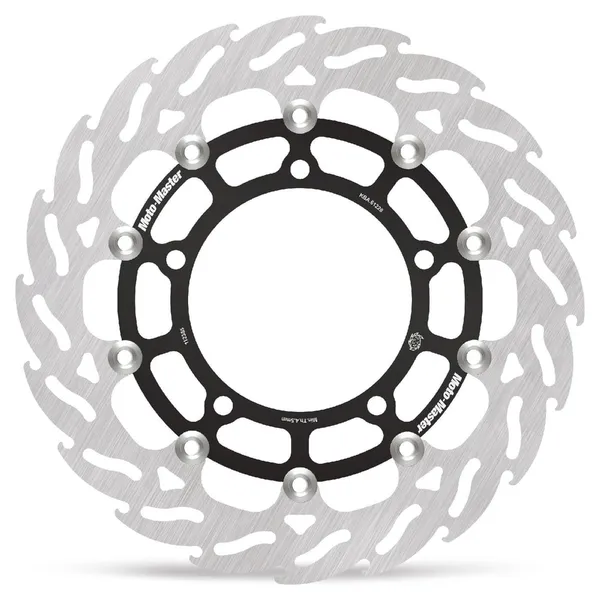 Flame Series Floating Rotor Black, Silver 