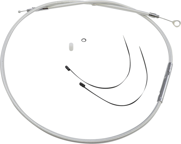 High-efficiency Braided Sterling Chromite Ii® Clutch Cable Silver, 1, nordicamoto.ro