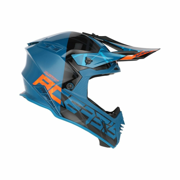 Casca Acerbis X-Track 22.06 Orange/Blue-3