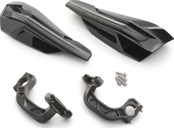 KTM/Husqvarna/Gas Gas Factory Racing handguard kit 04-24 Negru