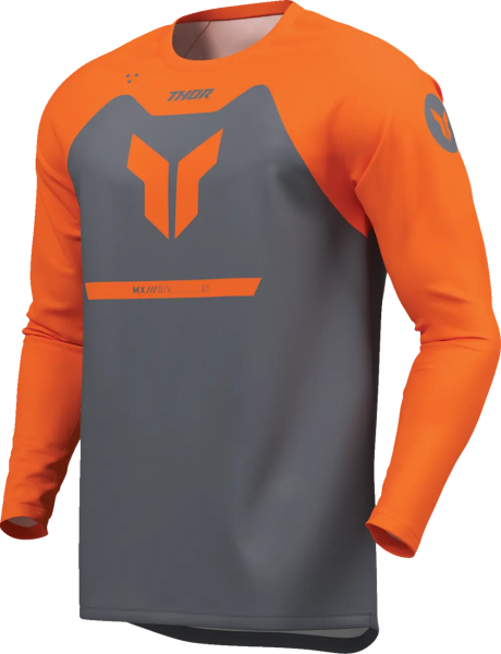 Ridemode Menace Jersey Gray, Orange -0