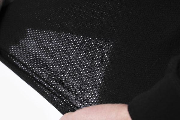 Moto Mesh Long Sleeve Bicycle Jersey Black -2