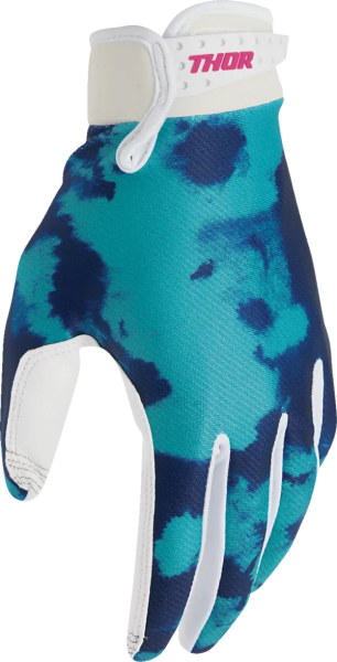 Launchmode Bleach Gloves White, Green, Blue -2
