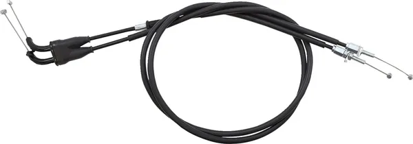 MOOSE RACING Black Vinyl Throttle Cable Black -2
