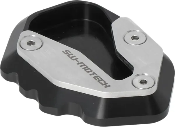 Sidestand Foot Extension Black, Silver-3