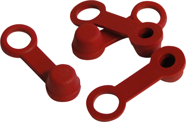 Brake Bleeder Caps Red, 1, nordicamoto.ro