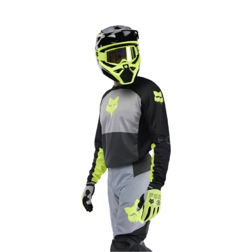 Tricou Fox MX-180 Flow Negru/Galben XXL, 7, nordicamoto.ro