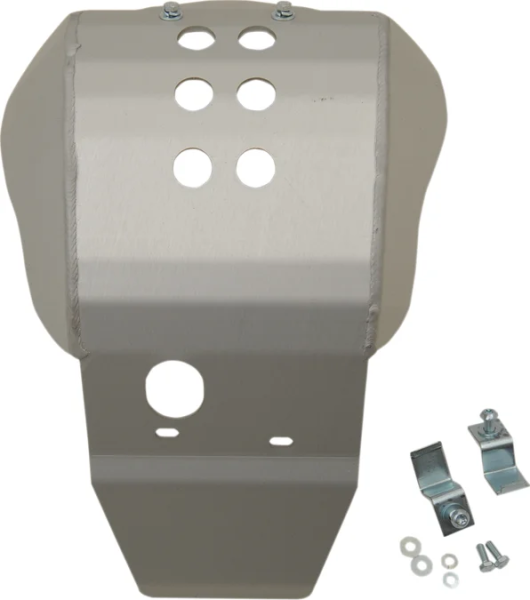 Placă de protecție din aluminiu MOOSE RACING (argintie), 1, nordicamoto.ro