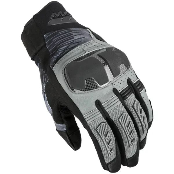 Manusi de piele vara MACNA RIME 2.0 XXL Negru/Portocaliu, 41, nordicamoto.ro