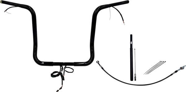 Plug & Play Ez Install 1-1/4(r) Round Top Handlebar Kit Black, 3, nordicamoto.ro