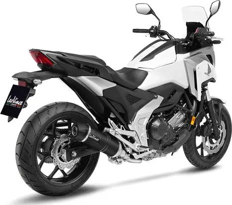 Tobă de eșapament LeoVince LV One Evo Black Edition Slip-On pentru Honda NC750X, 3, nordicamoto.ro