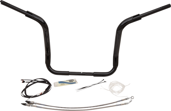 1-1/2(r) Ez Install Rounded Top Handlebar Kit Black, 3, nordicamoto.ro