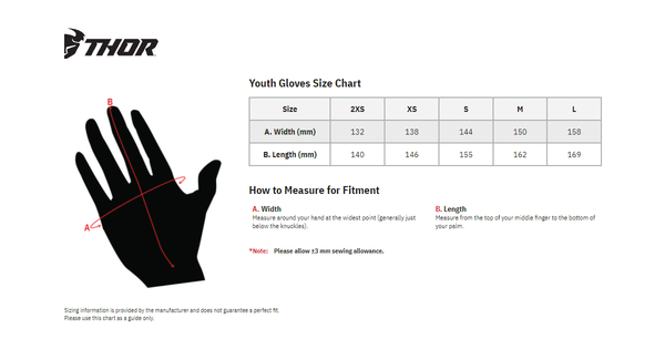 Youth Spectrum Gloves Blue -0