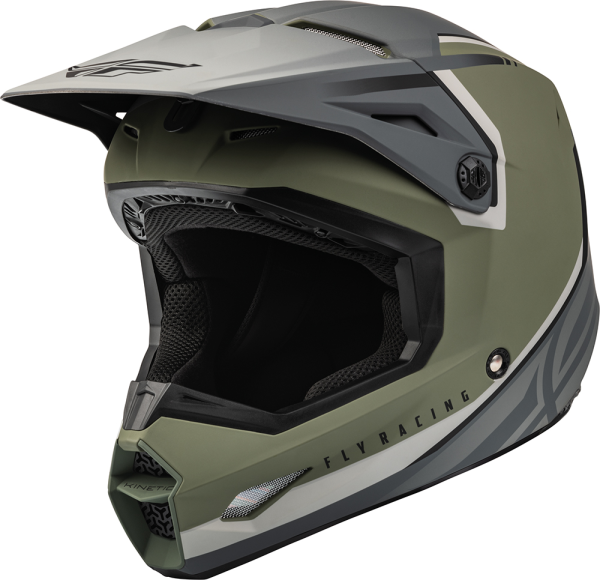 Casca Moto Fly ECE Kinetic Vision Olive/Gri-2