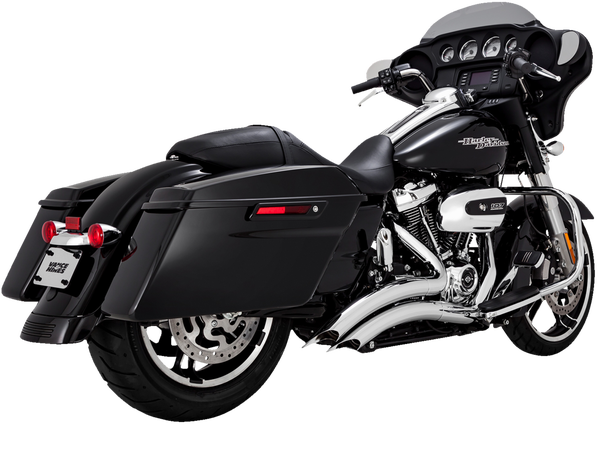 Big Radius Exhaust System Chrome, 4, nordicamoto.ro